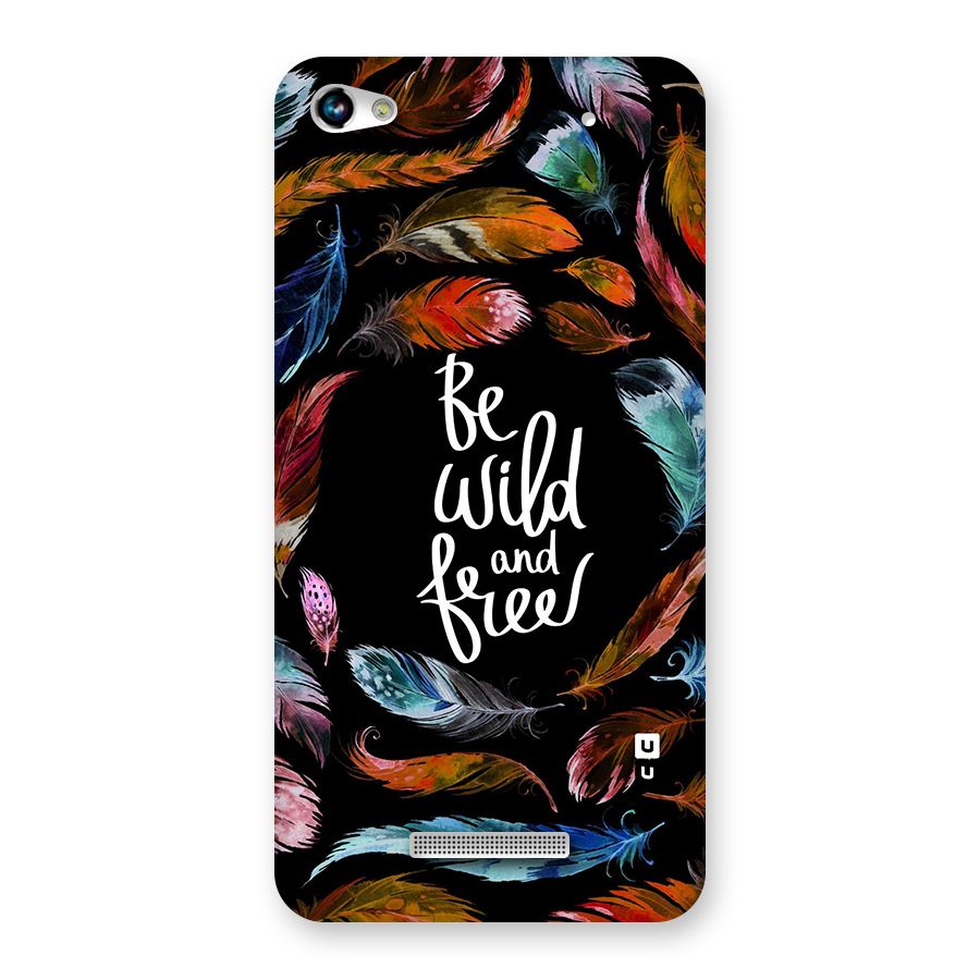 Be Wild and Free Back Case for Micromax Hue 2