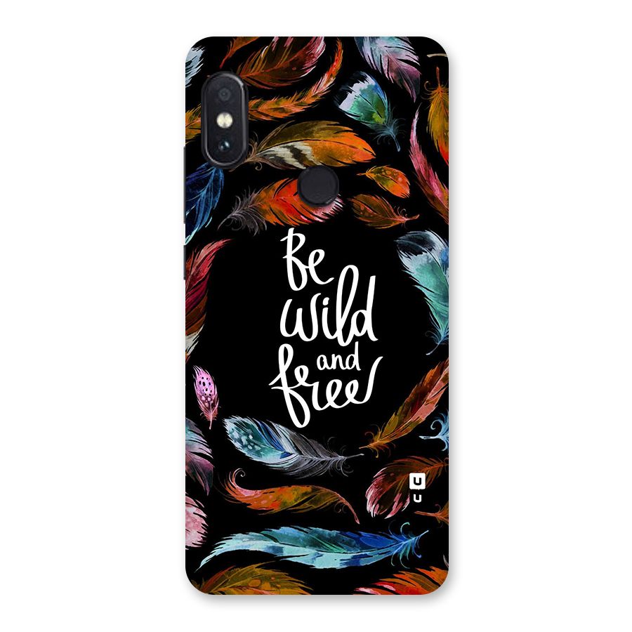 Be Wild and Free Glass Back Case for Redmi Note 5 Pro