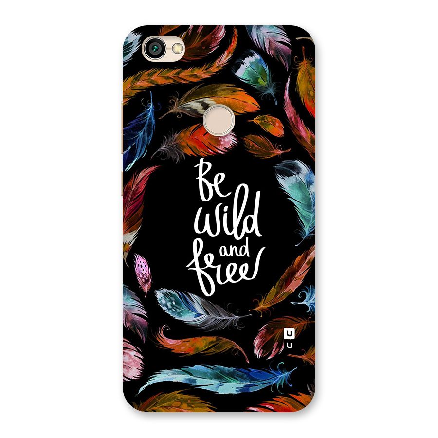 Be Wild and Free Back Case for Redmi Y1 2017