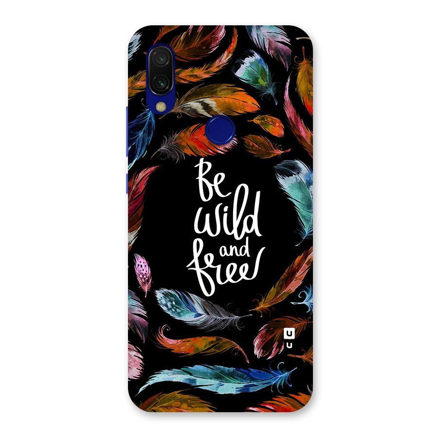 Be Wild and Free Back Case for Redmi Y3