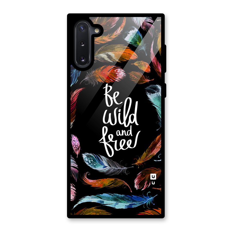 Be Wild and Free Glass Back Case for Galaxy Note 10