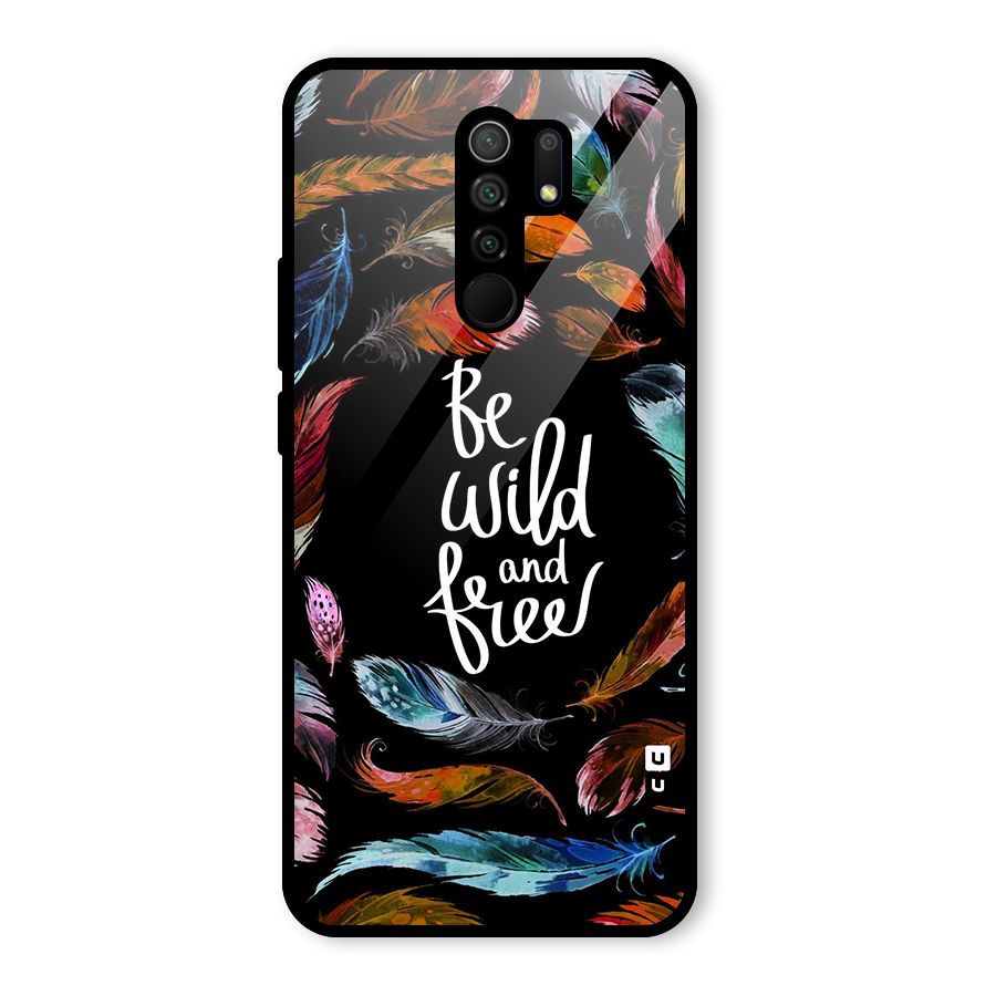 Be Wild and Free Glass Back Case for Poco M2