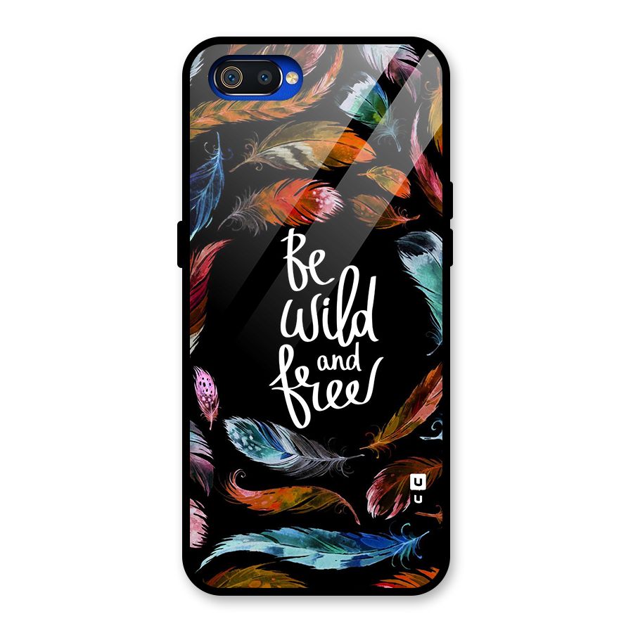 Be Wild and Free Glass Back Case for Realme C2