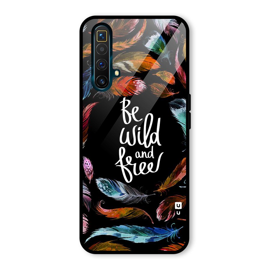 Be Wild and Free Glass Back Case for Realme X3