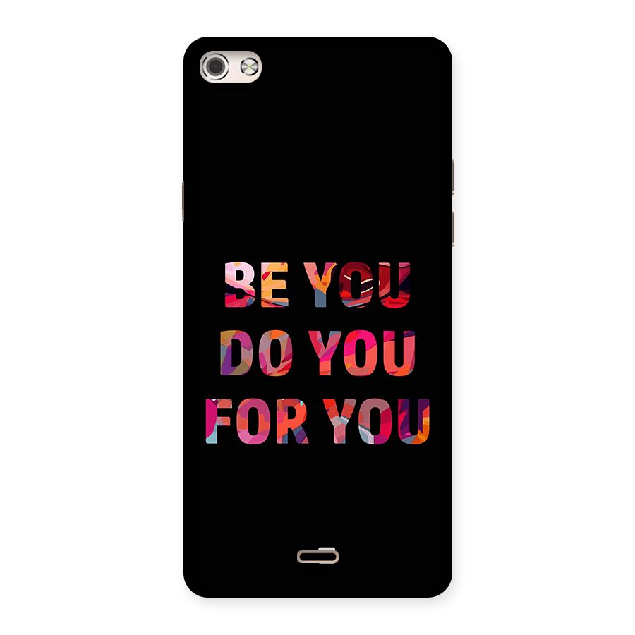 Be You Do You For You Back Case for Canvas Silver 5
