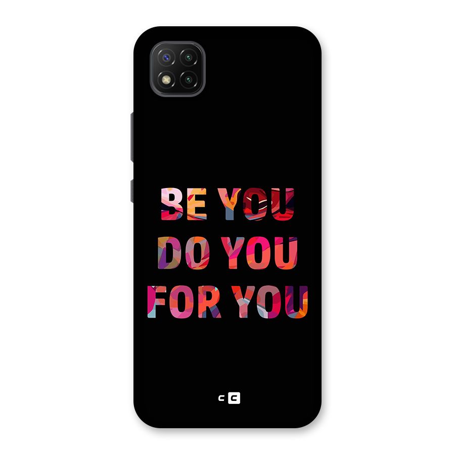Be You Do You For You Back Case for Poco C3