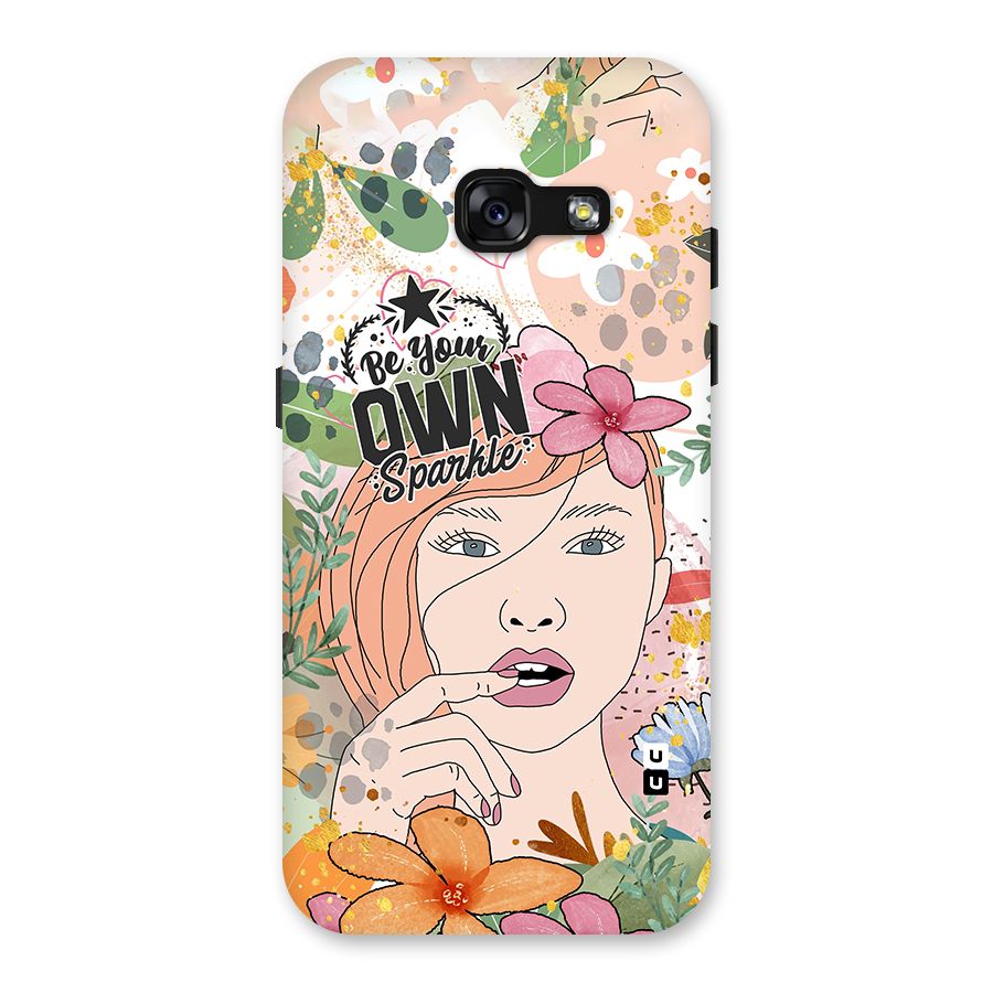 Be Your Own Sparkle Back Case for Galaxy A3 (2017)