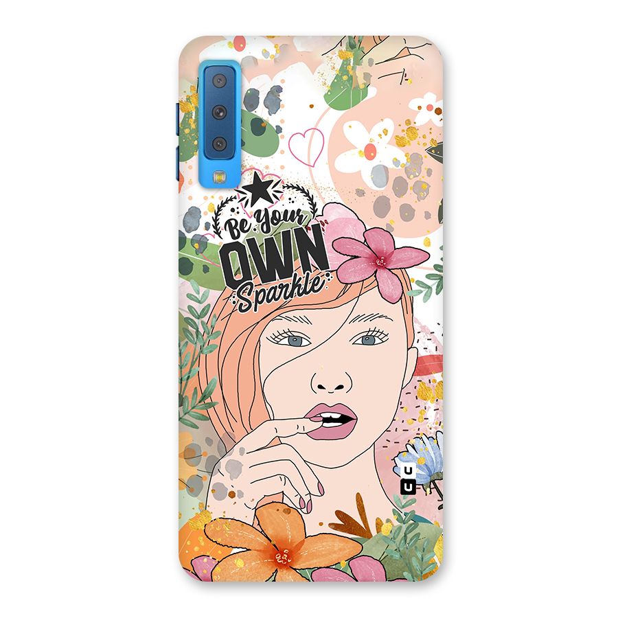 Be Your Own Sparkle Back Case for Galaxy A7 (2018)