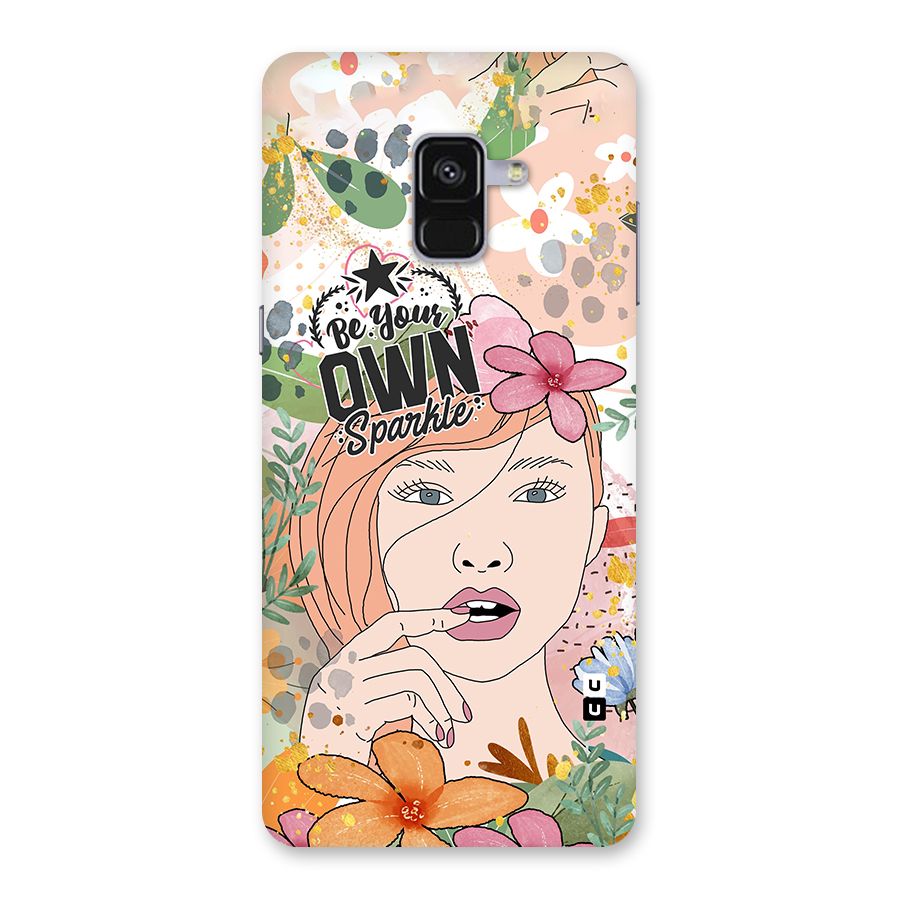Be Your Own Sparkle Back Case for Galaxy A8 Plus
