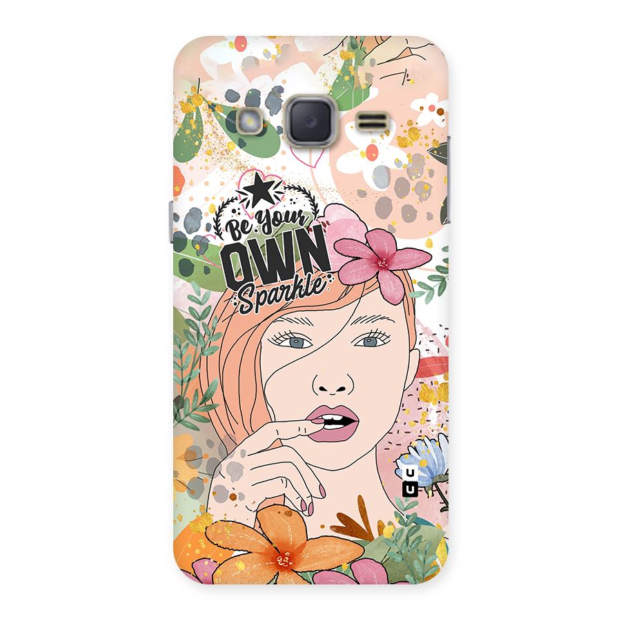 Be Your Own Sparkle Back Case for Galaxy J2