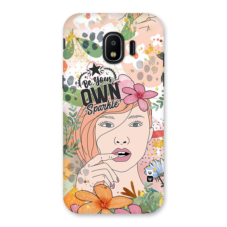 Be Your Own Sparkle Back Case for Galaxy J2 Pro 2018