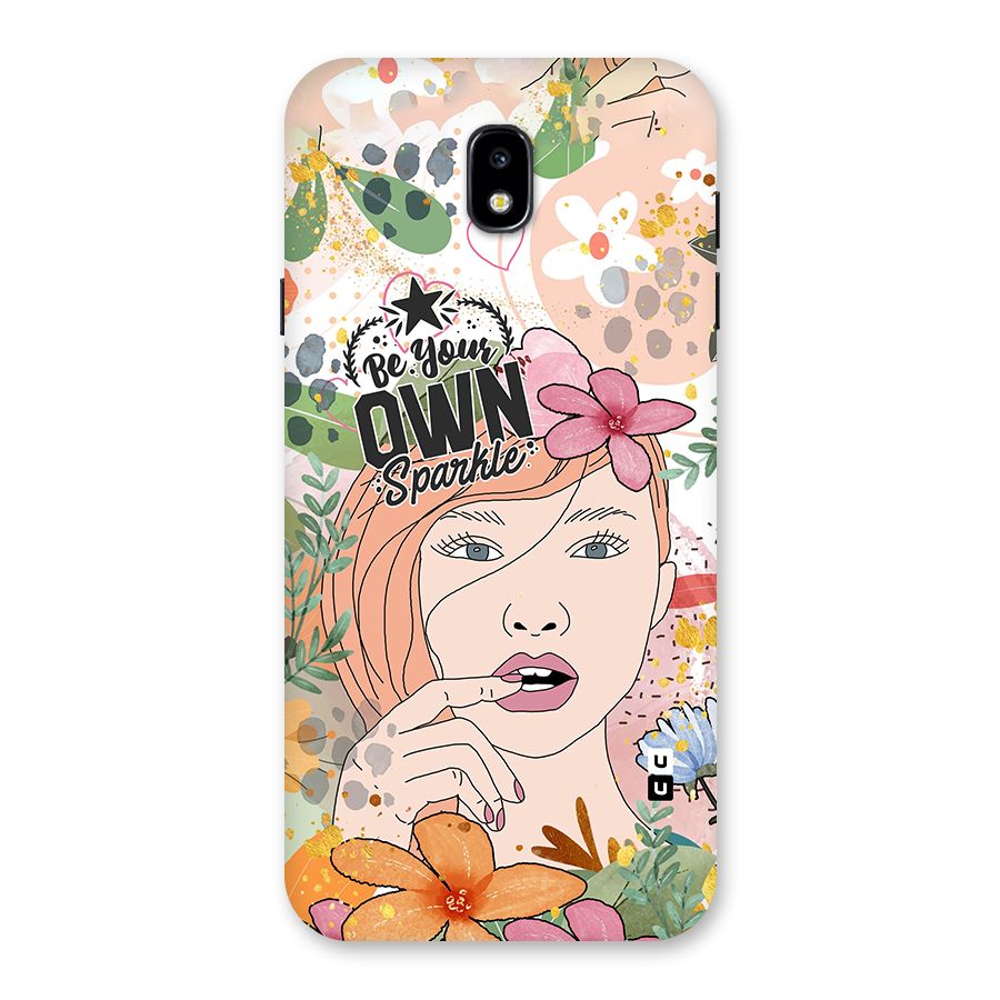 Be Your Own Sparkle Back Case for Galaxy J7 Pro
