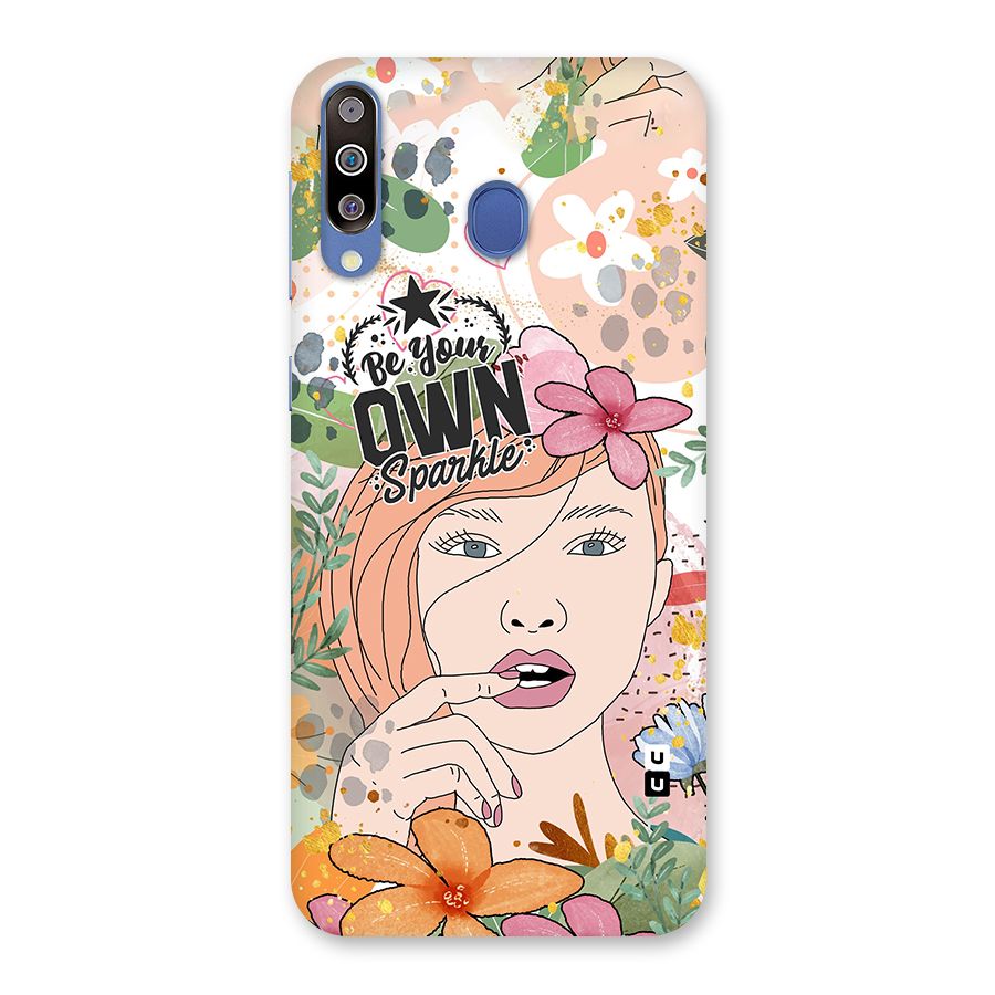 Be Your Own Sparkle Back Case for Galaxy M30