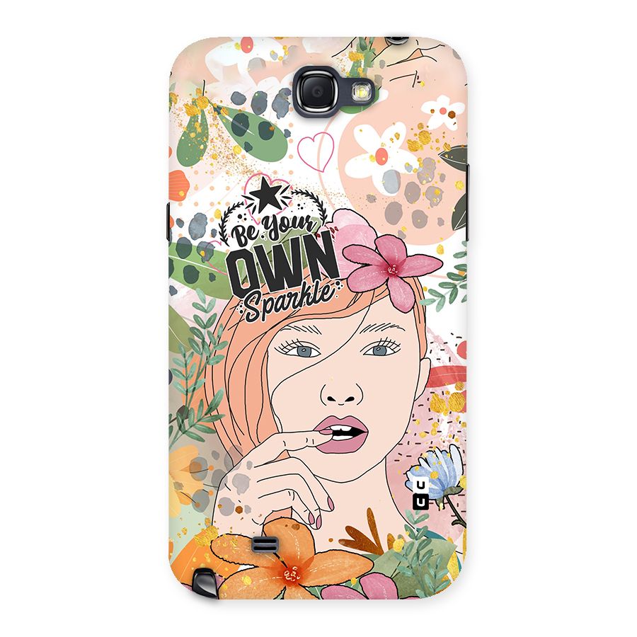 Be Your Own Sparkle Back Case for Galaxy Note 2