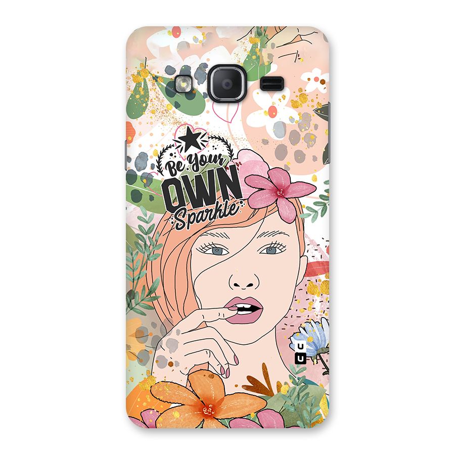 Be Your Own Sparkle Back Case for Galaxy On7 2015