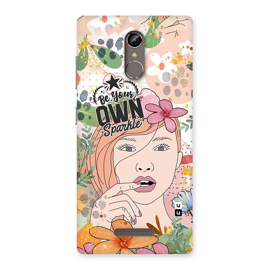Be Your Own Sparkle Back Case for Gionee S6s