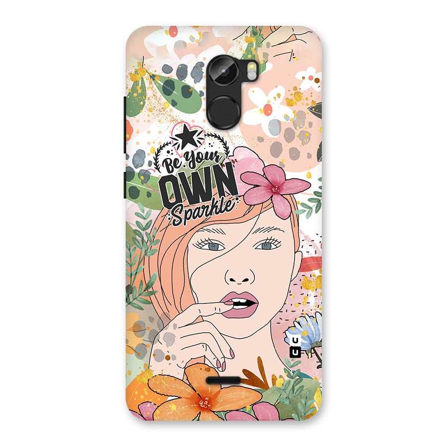 Be Your Own Sparkle Back Case for Gionee X1