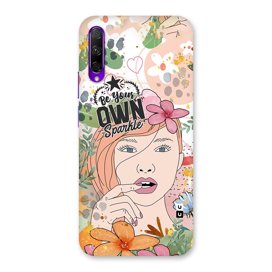 Be Your Own Sparkle Back Case for Honor 9X Pro