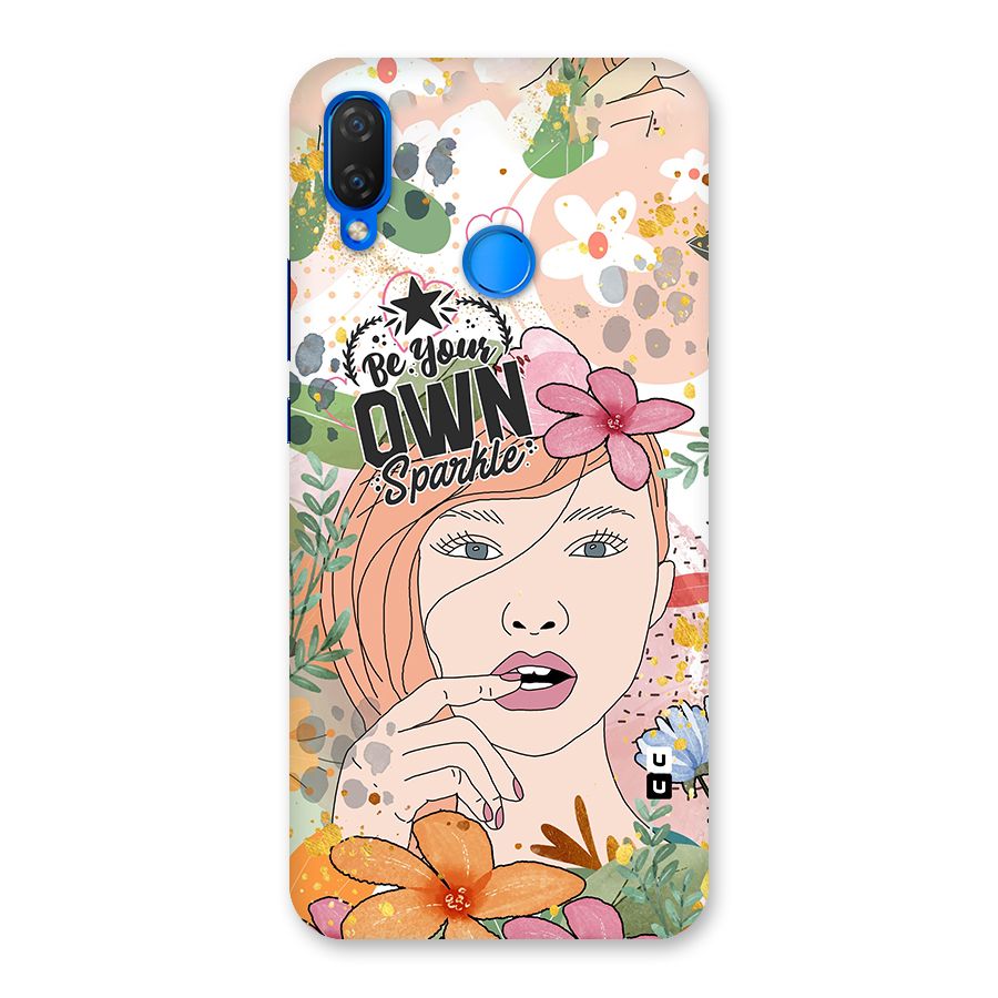 Be Your Own Sparkle Back Case for Huawei P Smart+