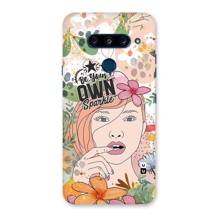 Be Your Own Sparkle Back Case for LG  V40 ThinQ