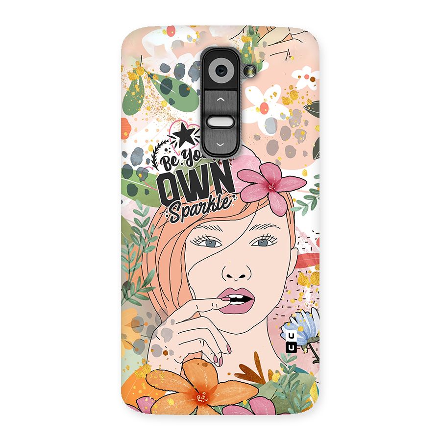 Be Your Own Sparkle Back Case for LG G2