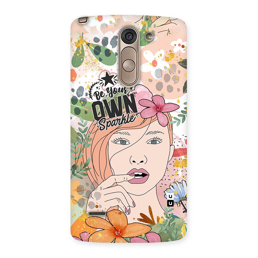 Be Your Own Sparkle Back Case for LG G3 Stylus