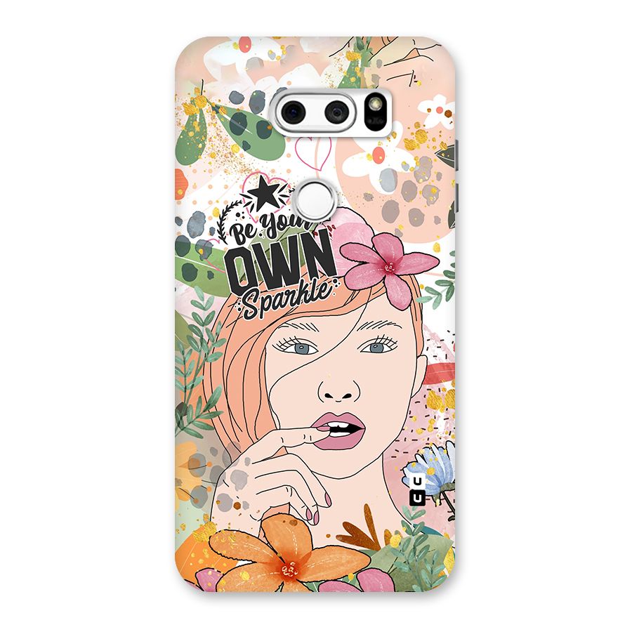 Be Your Own Sparkle Back Case for LG V30