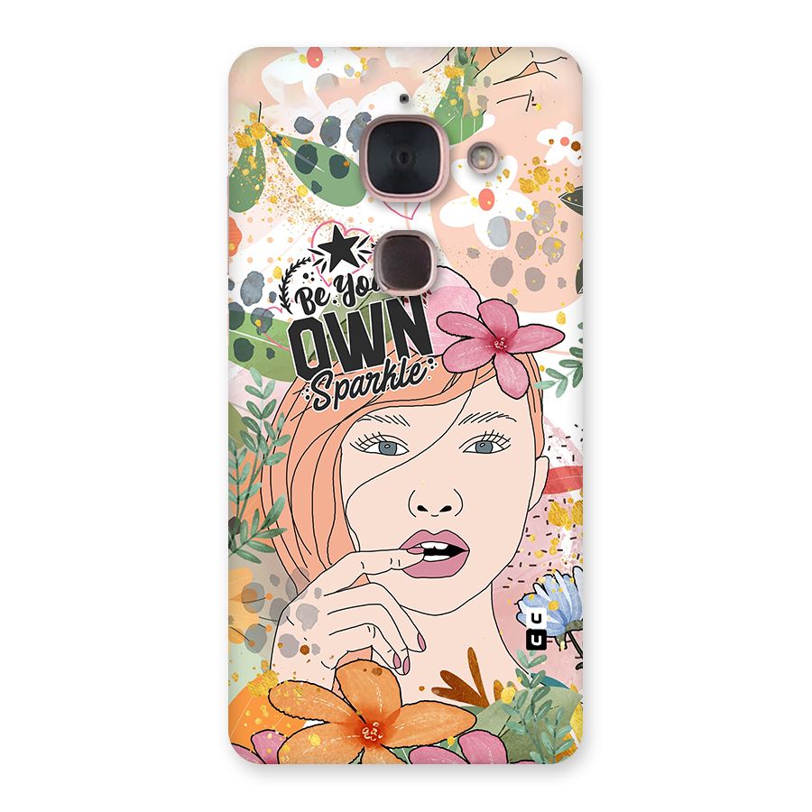 Be Your Own Sparkle Back Case for Le Max 2