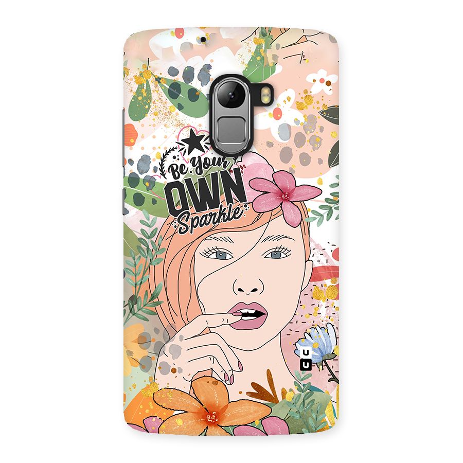 Be Your Own Sparkle Back Case for Lenovo K4 Note