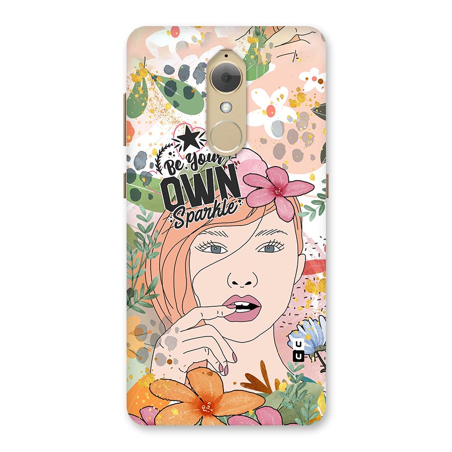 Be Your Own Sparkle Back Case for Lenovo K8