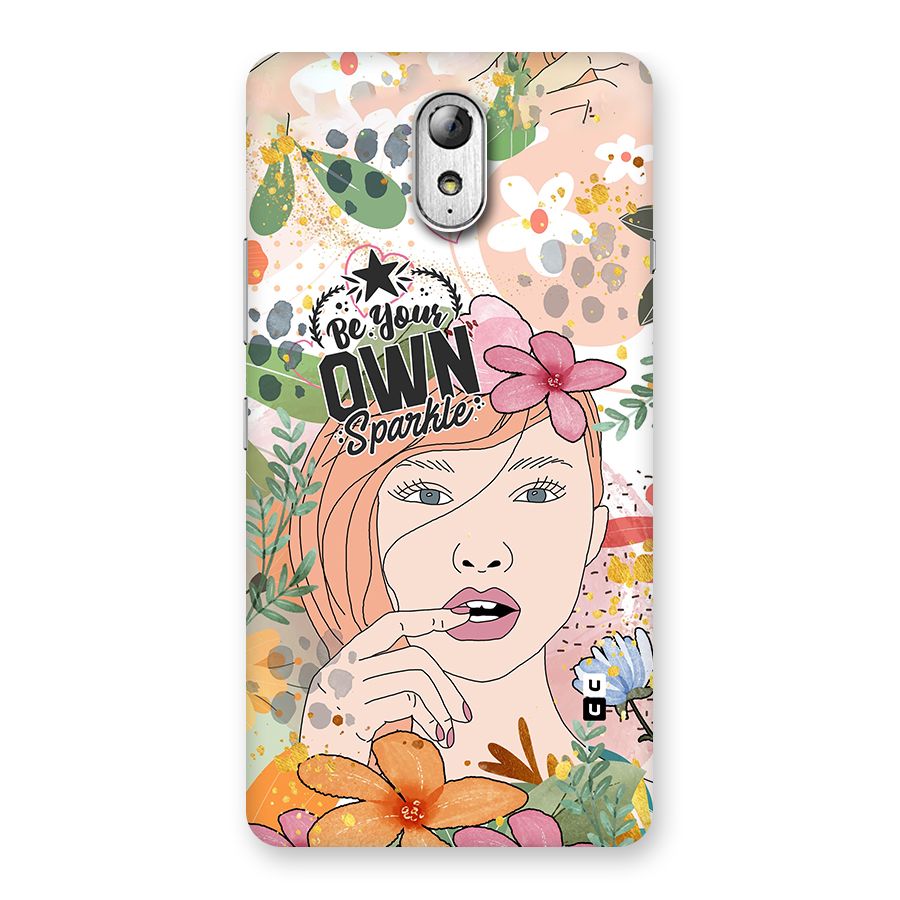 Be Your Own Sparkle Back Case for Lenovo Vibe P1M