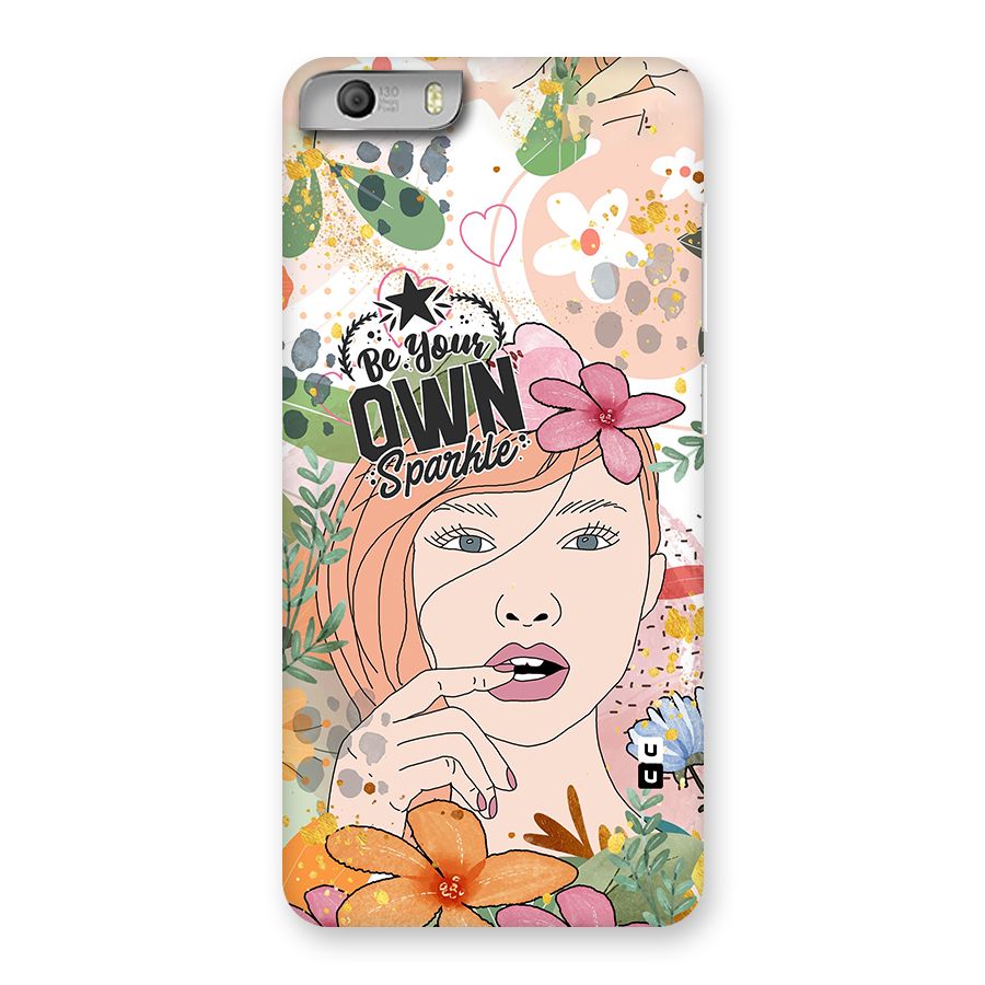 Be Your Own Sparkle Back Case for Micromax Canvas Knight 2