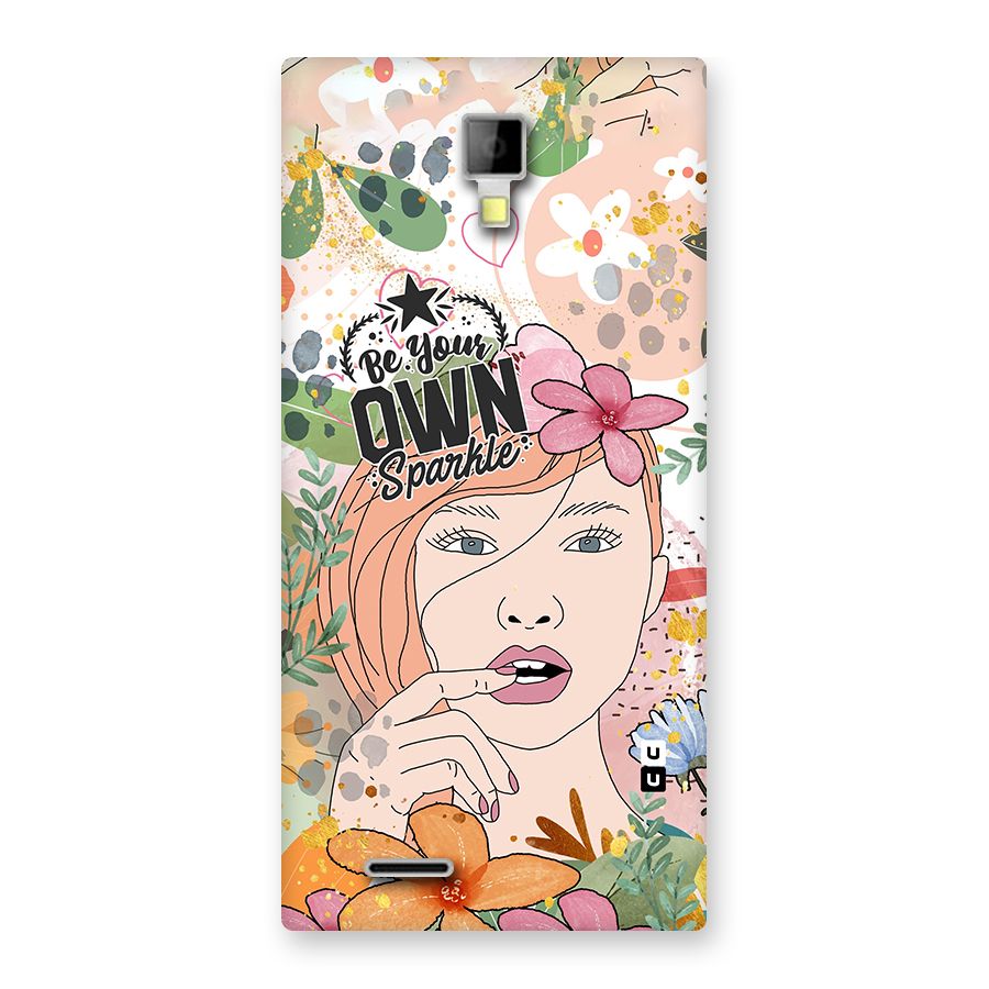 Be Your Own Sparkle Back Case for Micromax Canvas Xpress A99