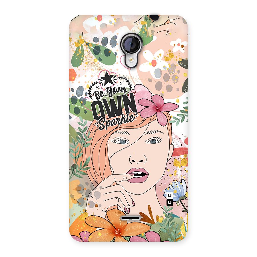 Be Your Own Sparkle Back Case for Micromax Unite 2 A106