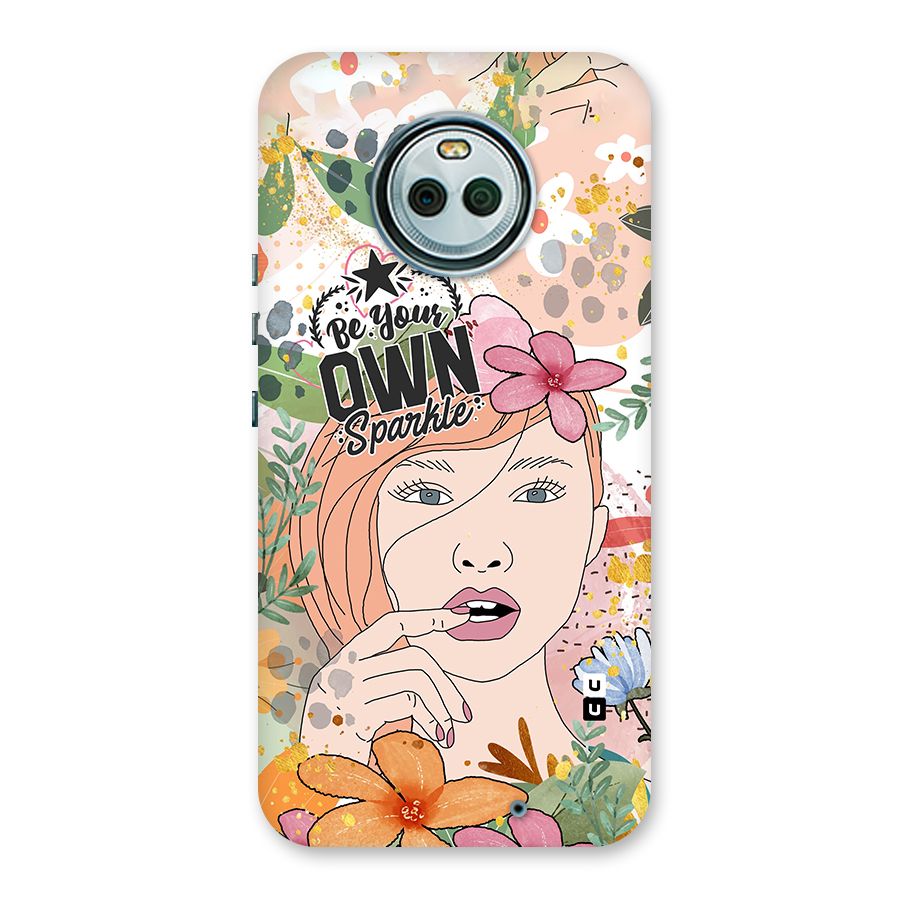 Be Your Own Sparkle Back Case for Moto X4