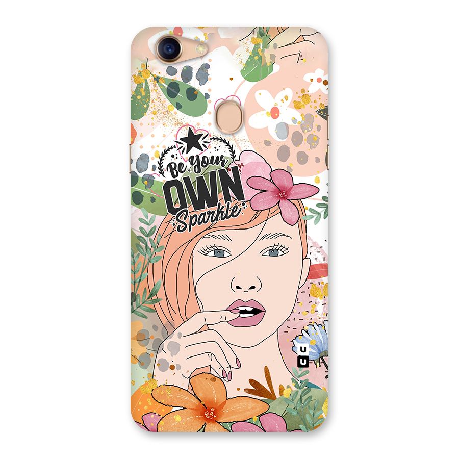 Be Your Own Sparkle Back Case for Oppo F5 Youth