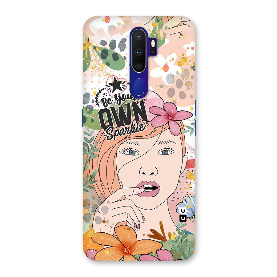 Be Your Own Sparkle Back Case for Oppo A9 (2020)