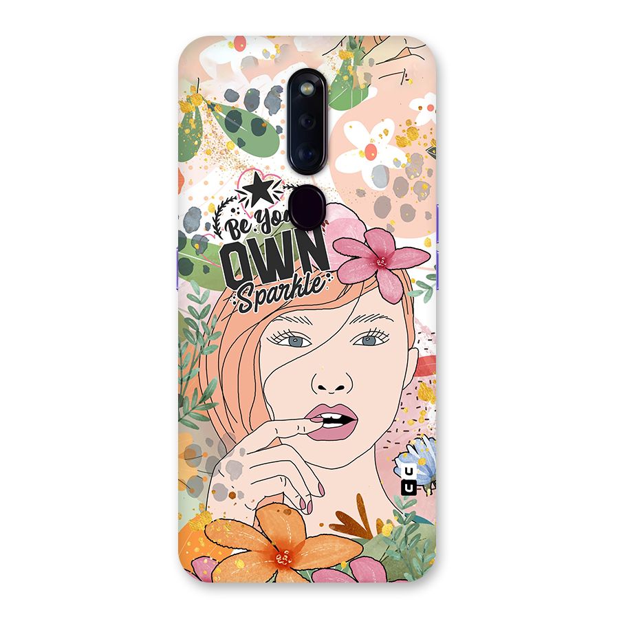 Be Your Own Sparkle Back Case for Oppo F11 Pro