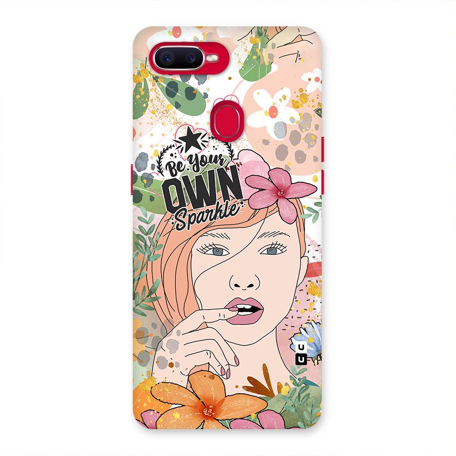 Be Your Own Sparkle Back Case for Oppo F9 Pro