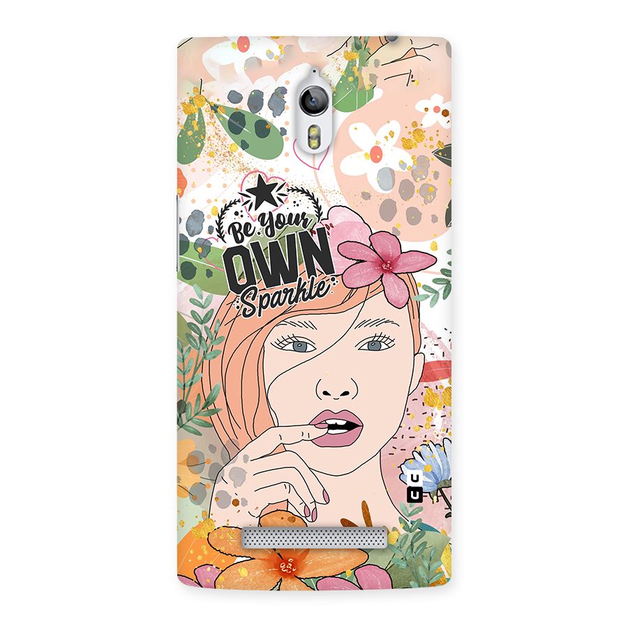 Be Your Own Sparkle Back Case for Oppo Find 7