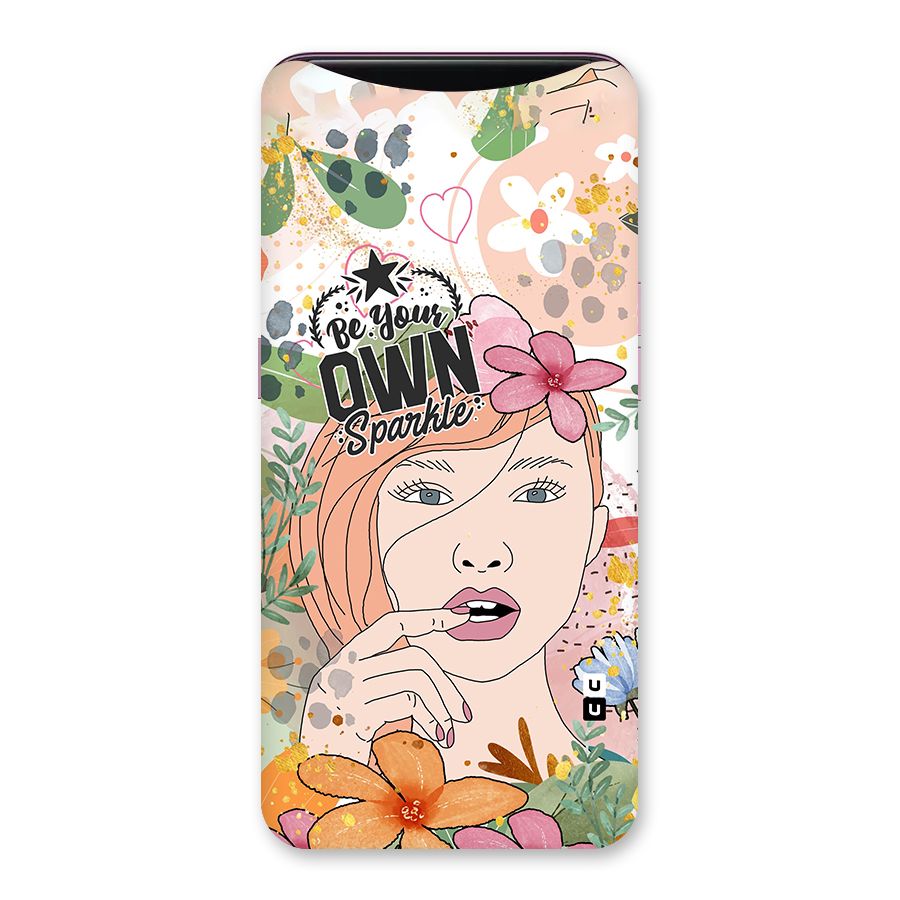 Be Your Own Sparkle Back Case for Oppo Find X