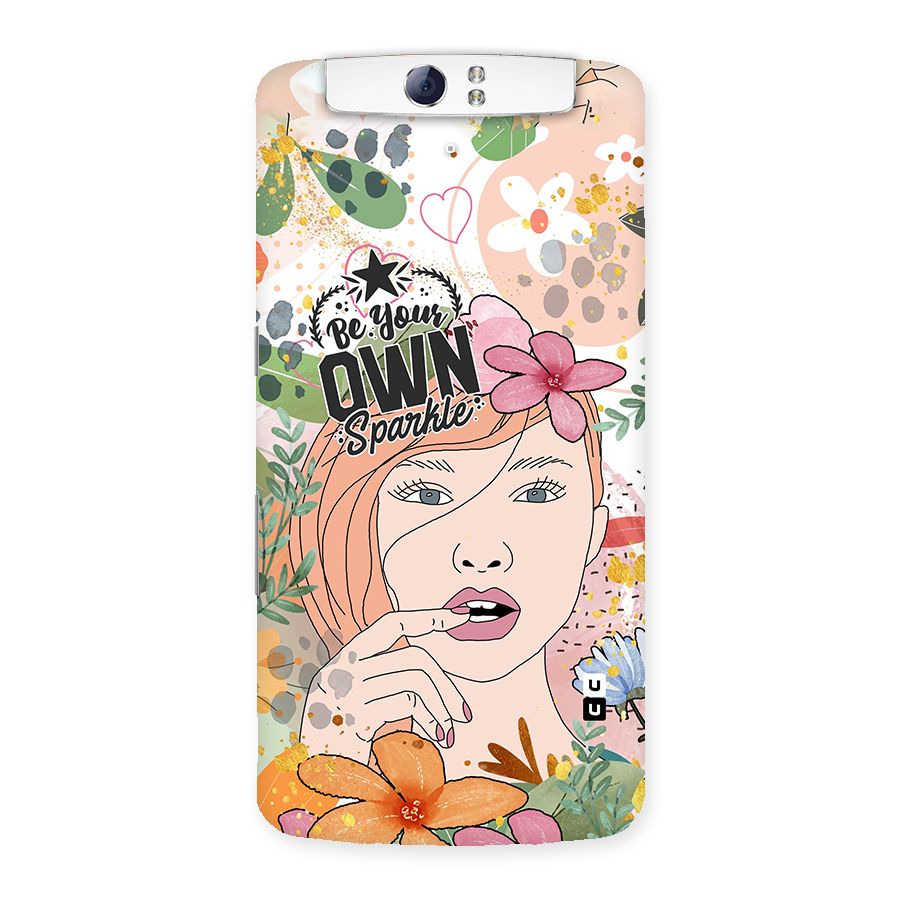 Be Your Own Sparkle Back Case for Oppo N1