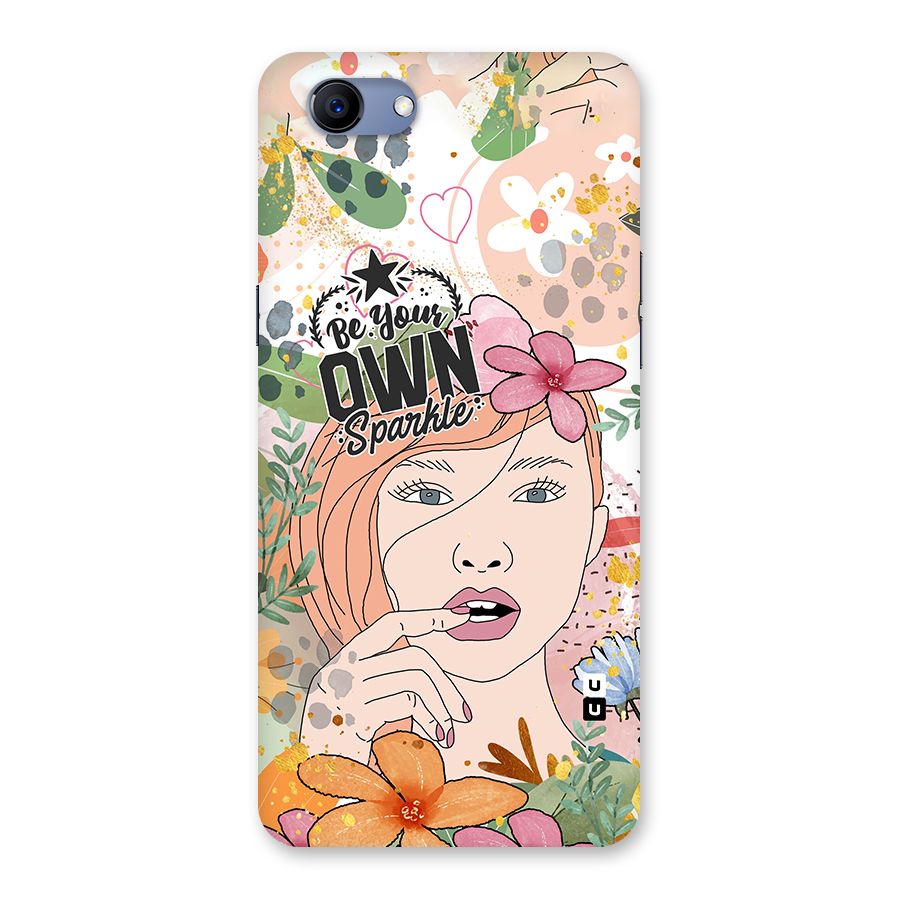 Be Your Own Sparkle Back Case for Oppo Realme 1