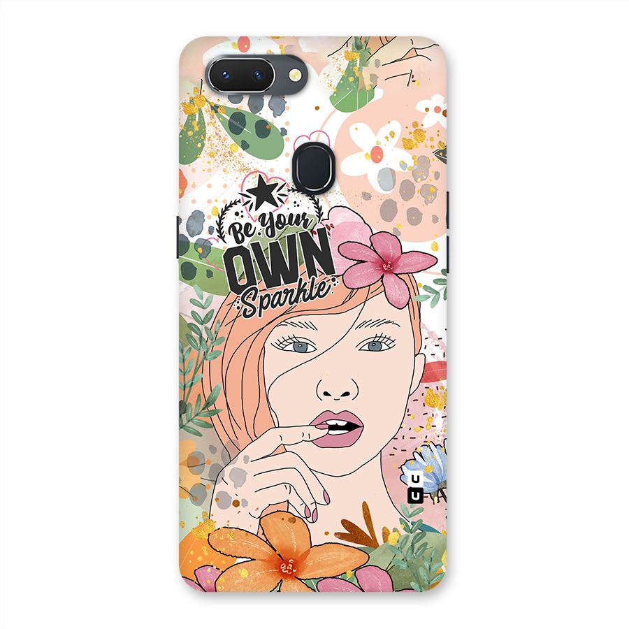 Be Your Own Sparkle Back Case for Oppo Realme 2