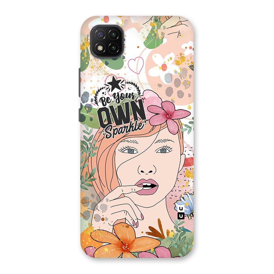 Be Your Own Sparkle Back Case for Poco C3