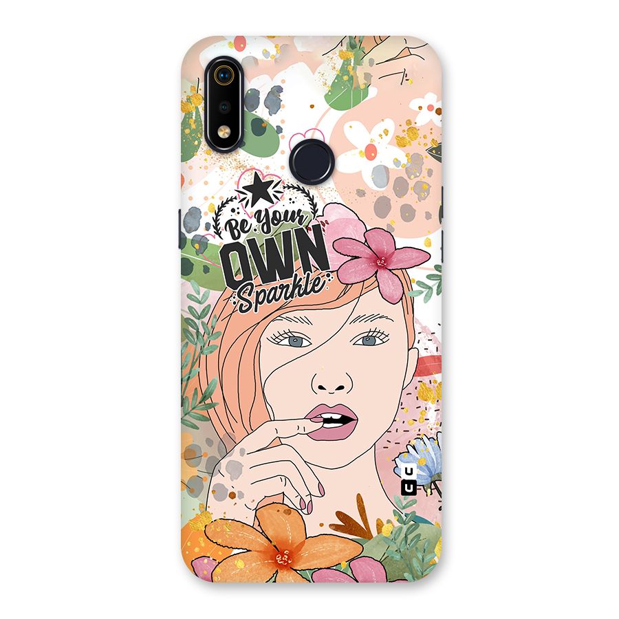 Be Your Own Sparkle Back Case for Realme 3i