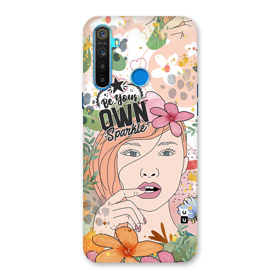 Be Your Own Sparkle Back Case for Realme 5s