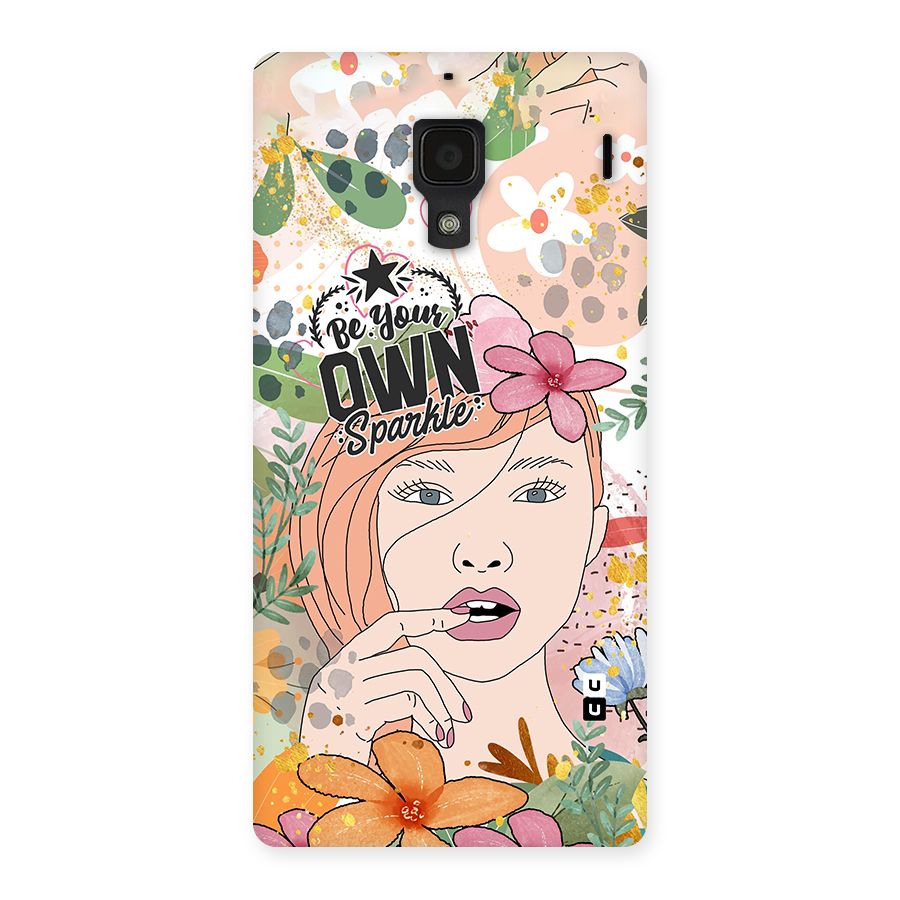 Be Your Own Sparkle Back Case for Redmi 1S