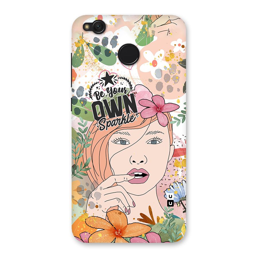Be Your Own Sparkle Back Case for Redmi 4
