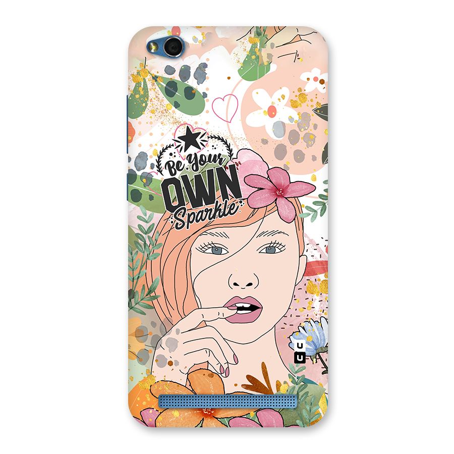 Be Your Own Sparkle Back Case for Redmi 5A